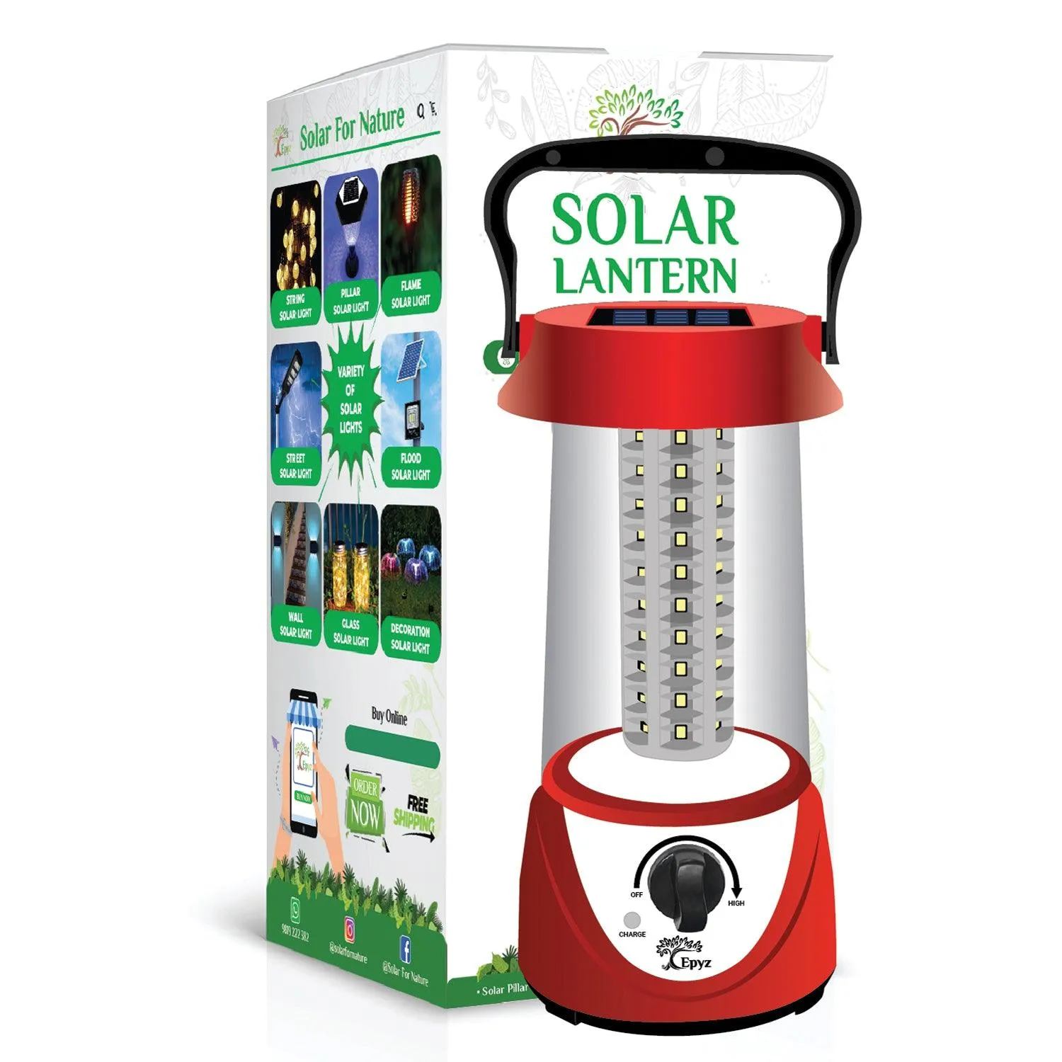 Solar Emergency light Portable - Solar For Nature