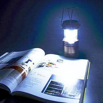 Solar-Powered LED Camping Lantern - Perfect for Hiking, Camping, Emergencies!