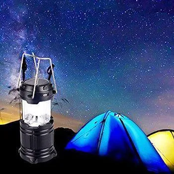 Solar-Powered LED Camping Lantern - Perfect for Hiking, Camping, Emergencies!