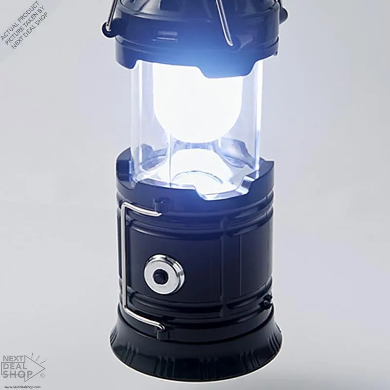 Solar-Powered LED Camping Lantern - Perfect for Hiking, Camping, Emergencies!