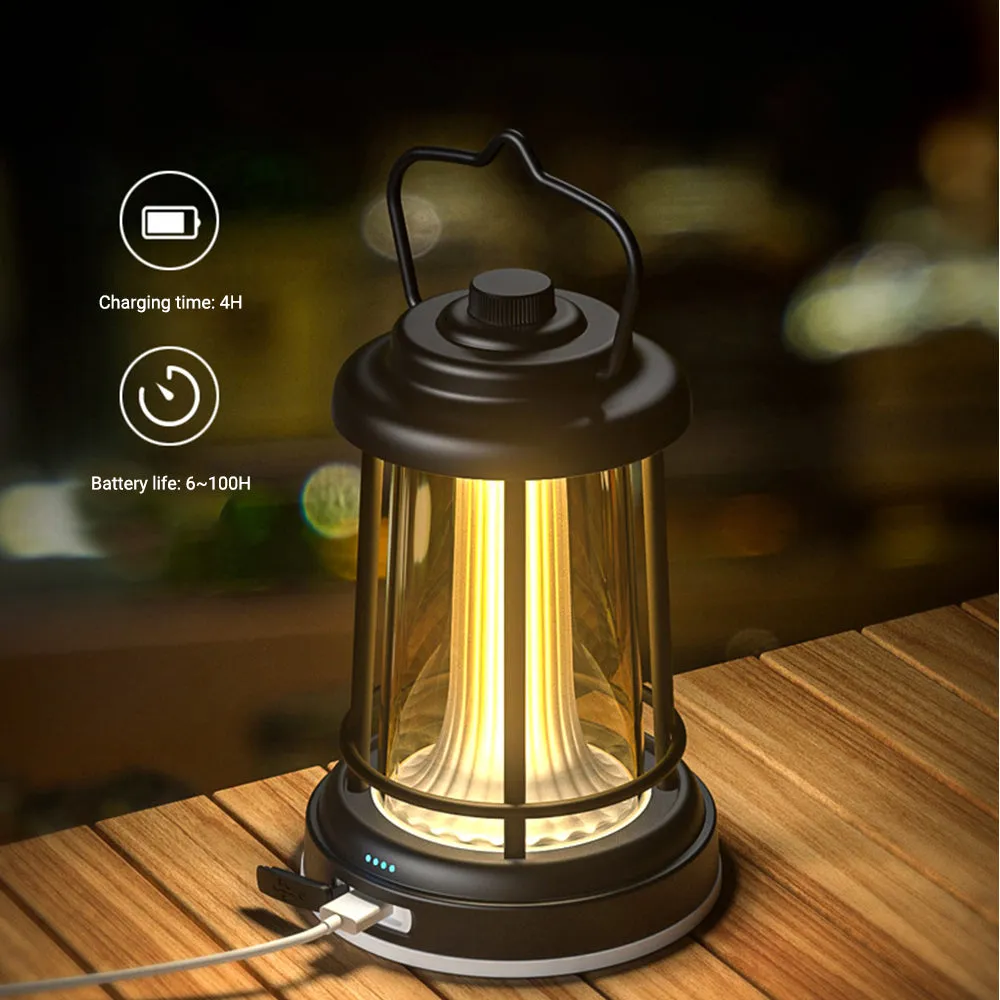 Super Long Battery Life Camping Retro Lamp