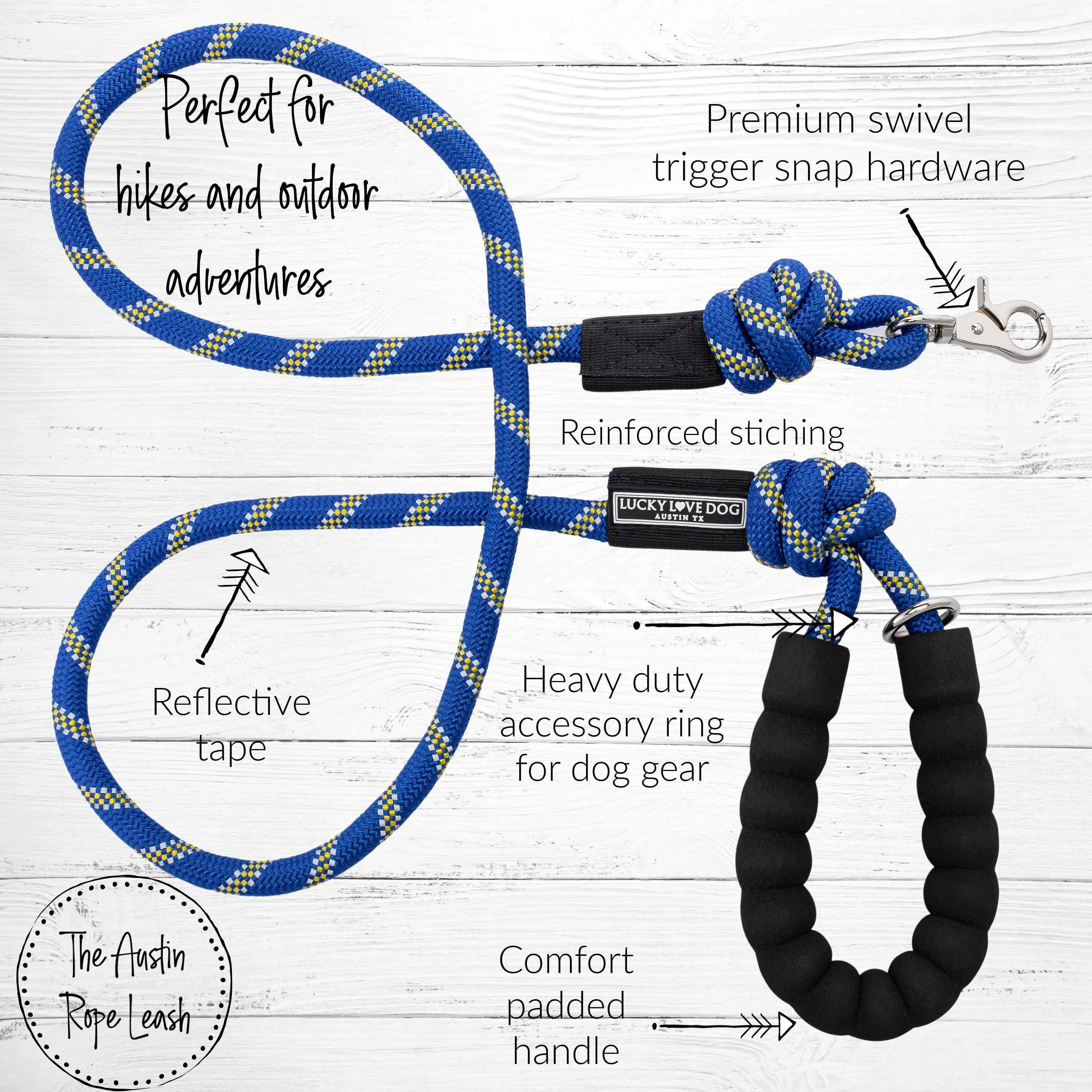 The Austin Rope Leash