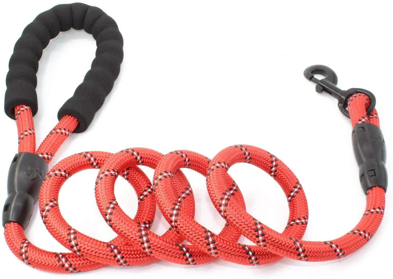 *Training Leash - 15ft Braided Rope Leash - Red