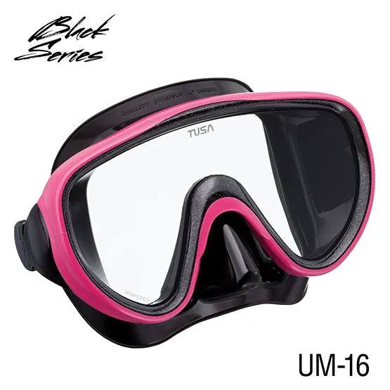 Tusa Serene Adult Black Series Mask and Snorkel Combo