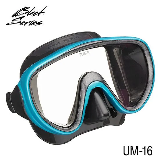 Tusa Serene Adult Black Series Mask and Snorkel Combo