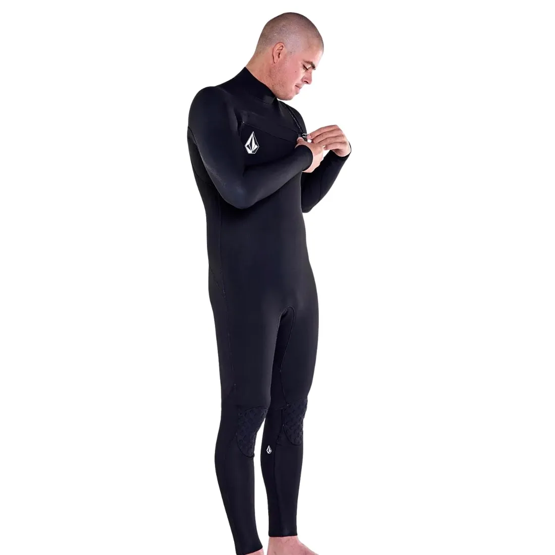 Volcom 4/3mm Modulator Chest Zip Wetsuit - Black