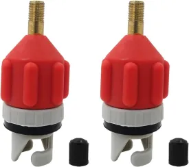 Xspeedonline 2X Inflatable Stand Up Paddleboard (SUP) Pump Adaptor -Universal Standard Schrader Air Valve Adapter Pumping Head Connector Converter for Inflating Boat, Kayak, Surfboard, Bed, Car Tire
